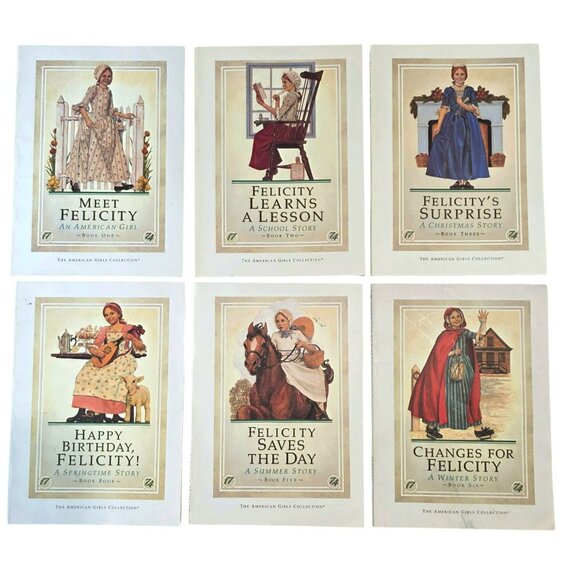 Pleasant Company Other - American Girl Felicity Books Series 1-6 Pleasant Company First Edition Set VTG